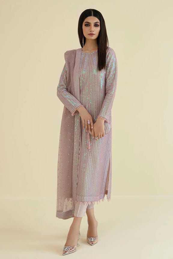 Baroque Embroidered Unstitched 3 Piece