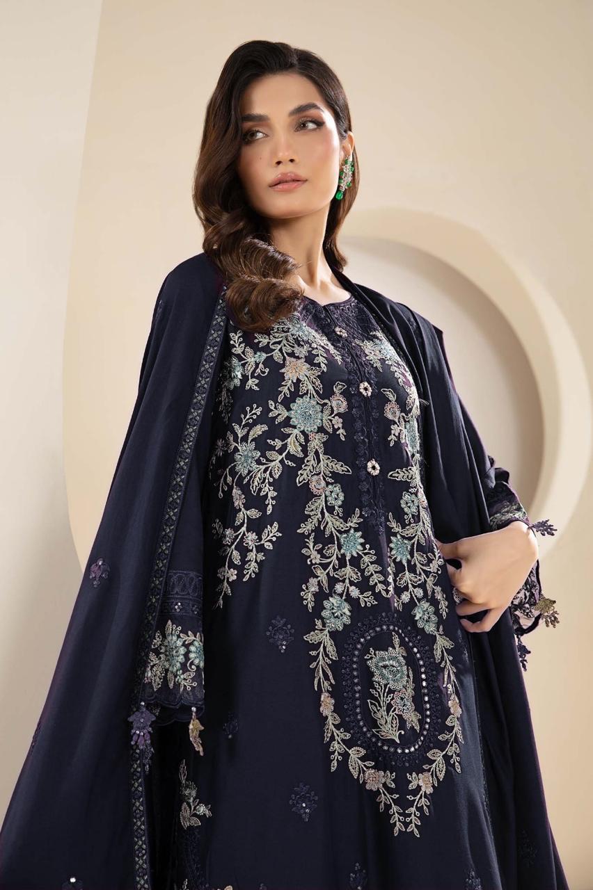 Maria.B Lawn Embroidered Unstitched 3 piece