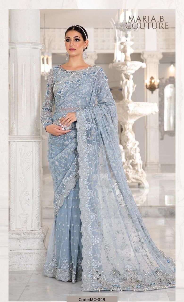 Maria.B Saree Exclusive Unstitched
