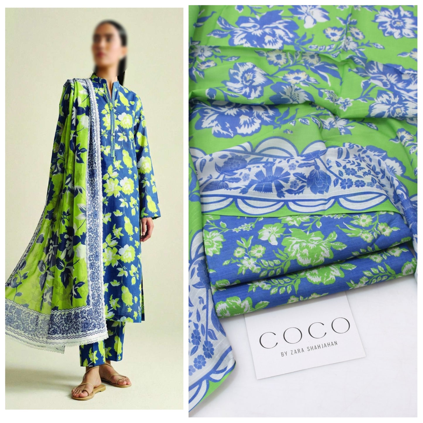 Coco by Zara Shahjahan Printed 3 Piece