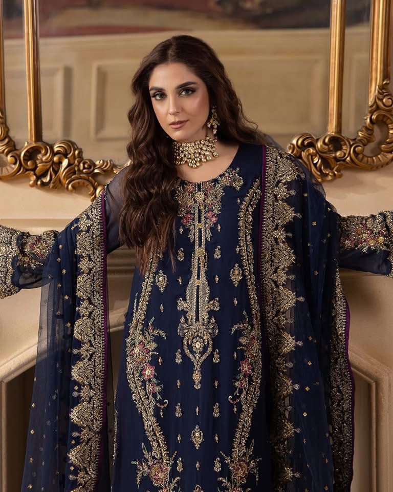 Charizma Festive Embroidered Unstitched 3 piece