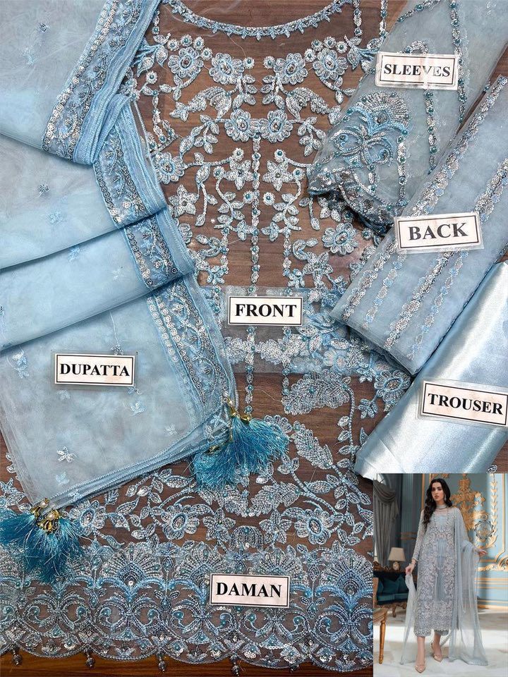 Laan Festive Embroidered Unstitched 3 Piece