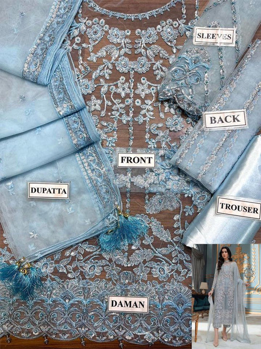 Laan Festive Embroidered Unstitched 3 Piece