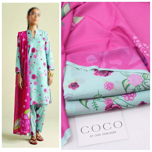 Coco by Zara Shahjahan Printed 3 Piece