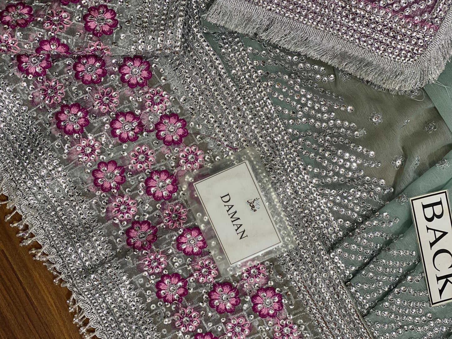Jazmin Festive Sequence Unstitched Maxi