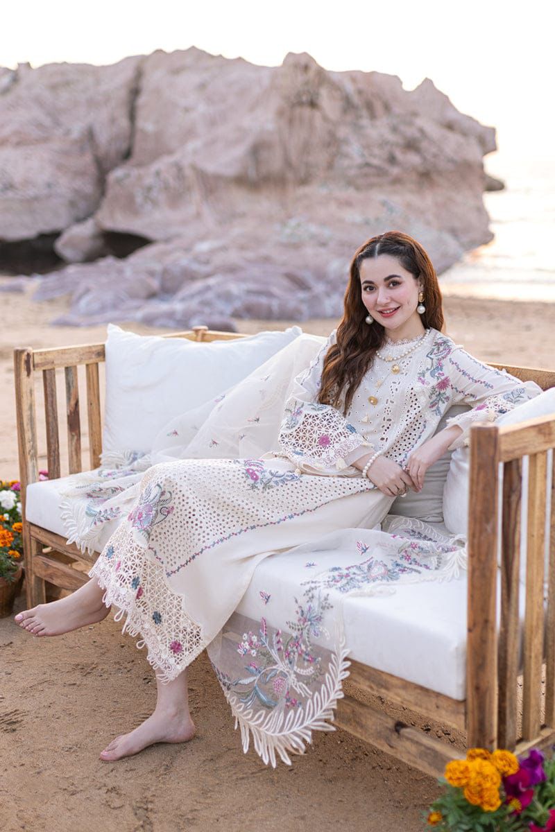 Qalamkar Embroidered Unstitched 3 Piece