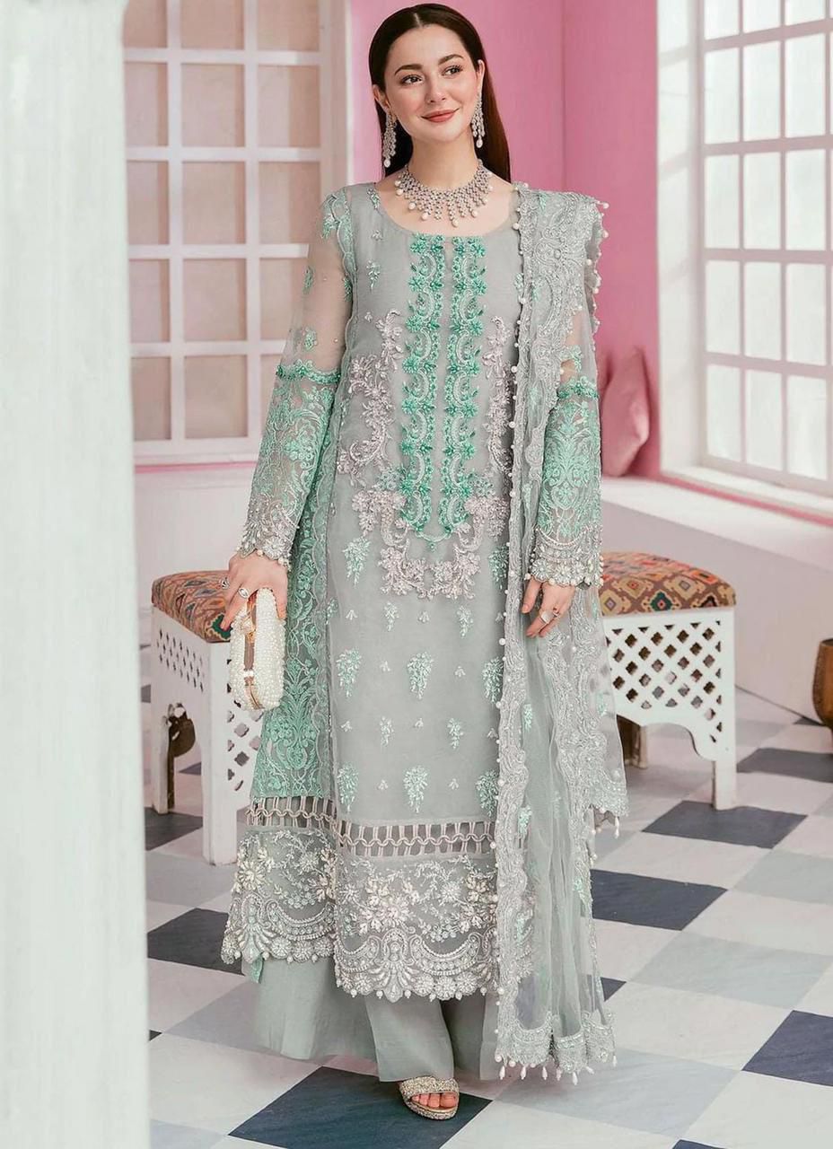 Elaf Bridal Embroidered Unstitched 3 Piece