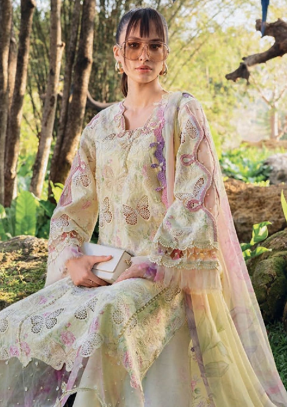 Maria.b Lawn Embroidered Unstitched 3 Piece