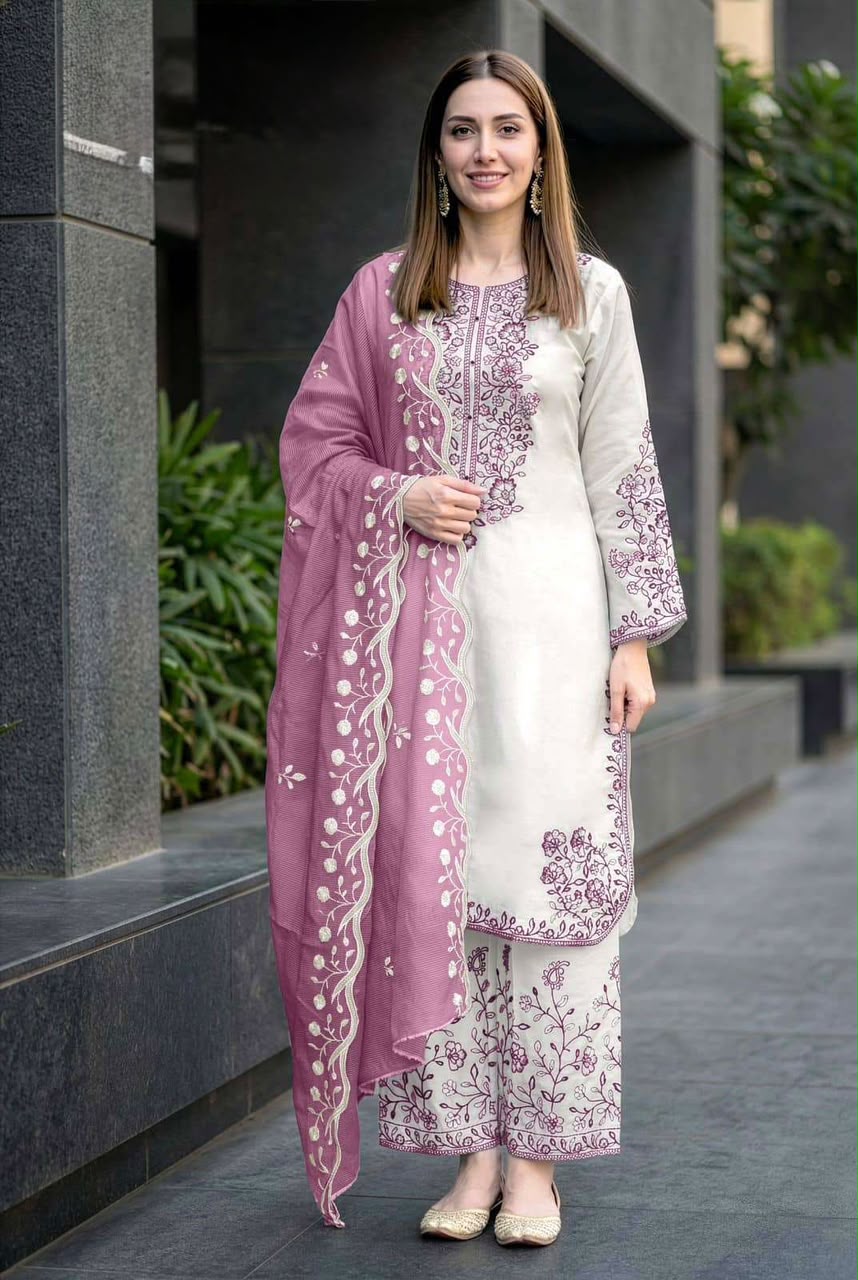 Charizma Embroidered Unstitched 3 piece