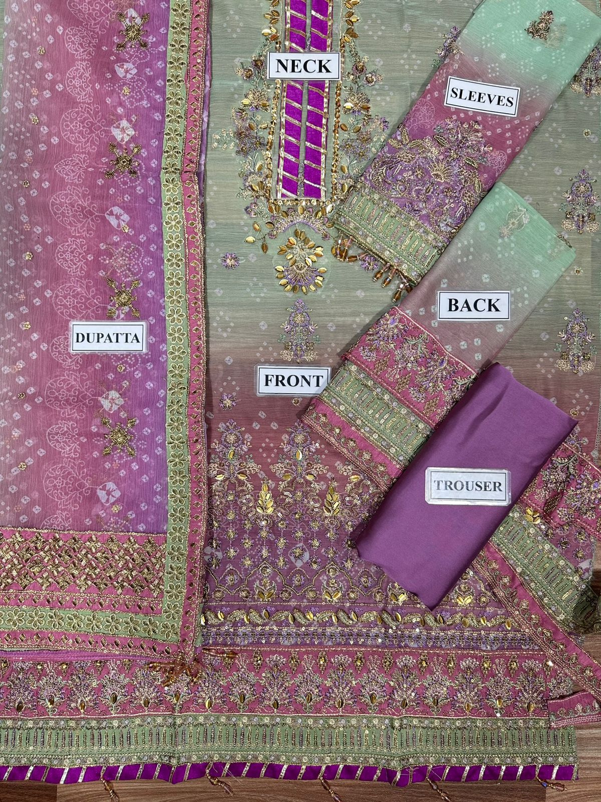 Baroque Festive Embroidered Unstitched 3 piece