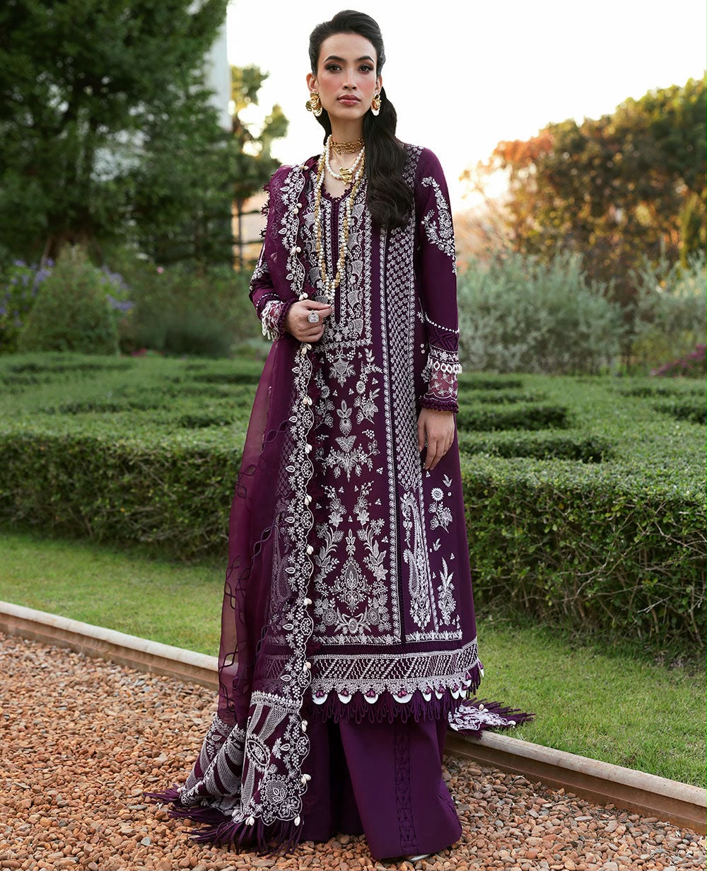 Crimson Embroidered Unstitched 3 Piece