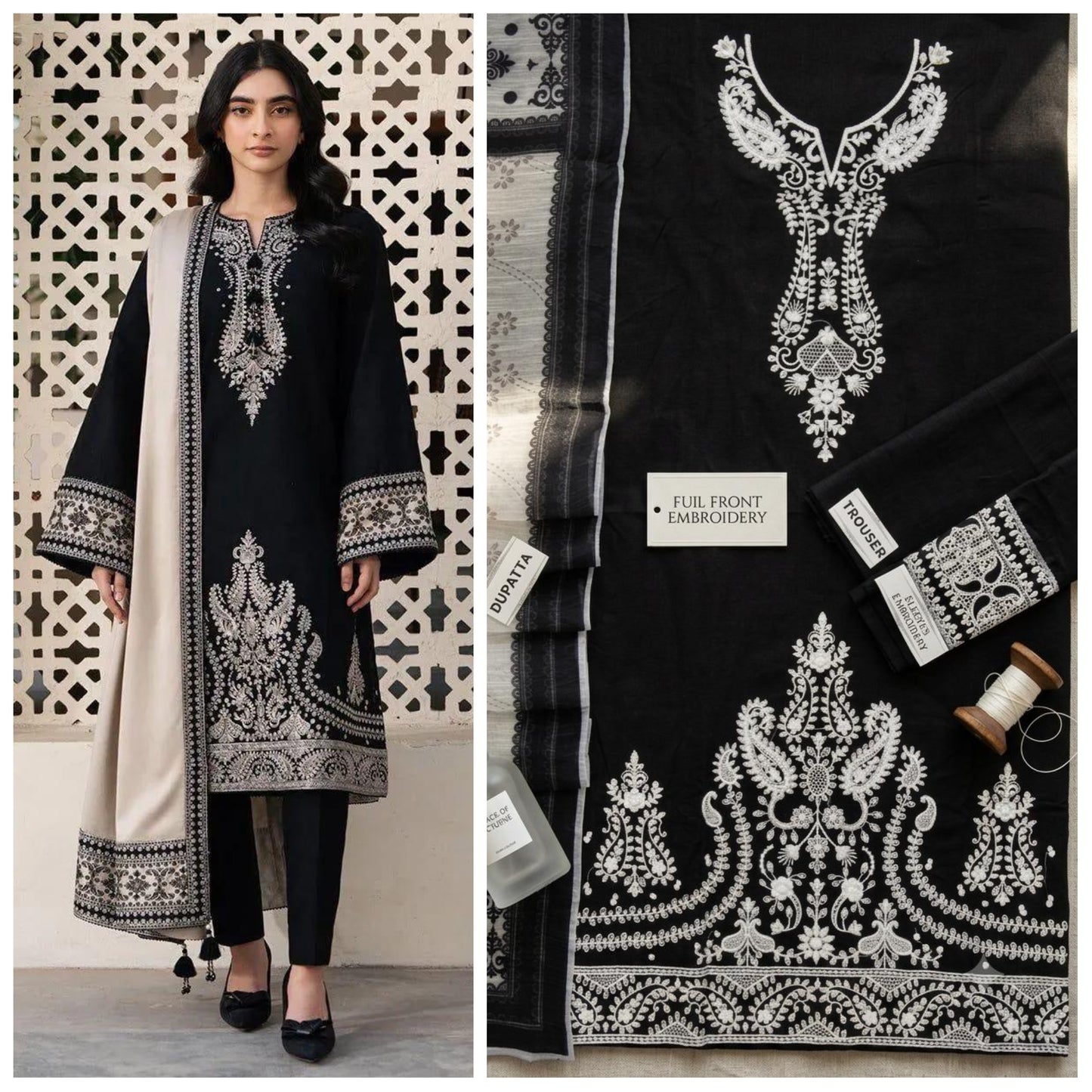 Jazmin Lawn Embroidered Unstitched 3 Piece