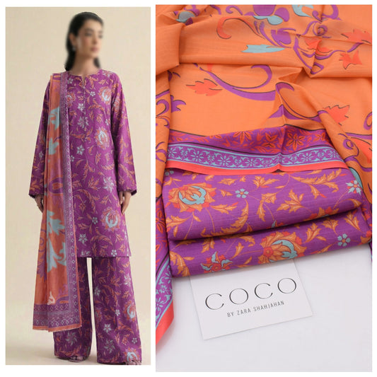Coco by Zara Shahjahan Printed 3 Piece