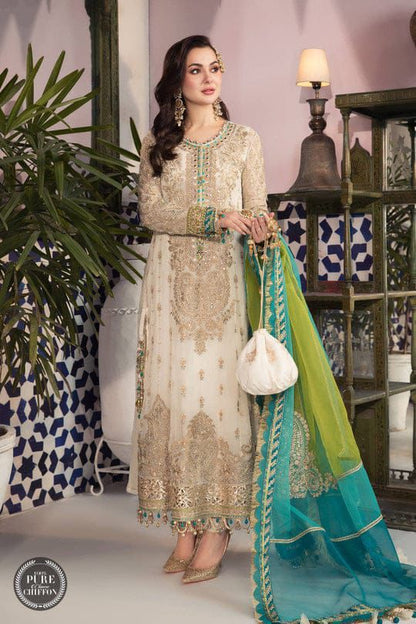 Maria.B Festive Embroidered Unstitched 3 Piece