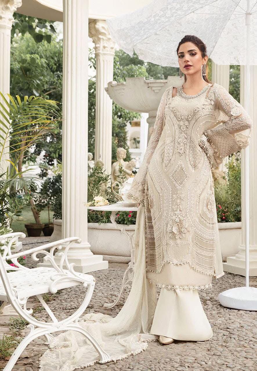 Maria.B Festive embroidered unstitched 3 piece