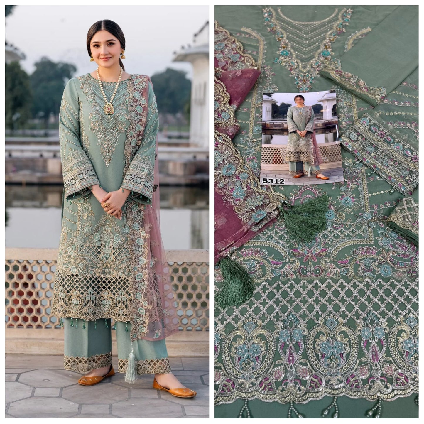 Imrozia Embroidered Unstitched 3 Piece
