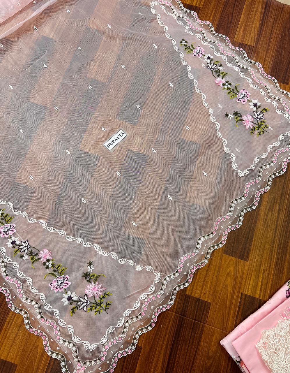 Aneela Embroidered Unstitched 3 Piece