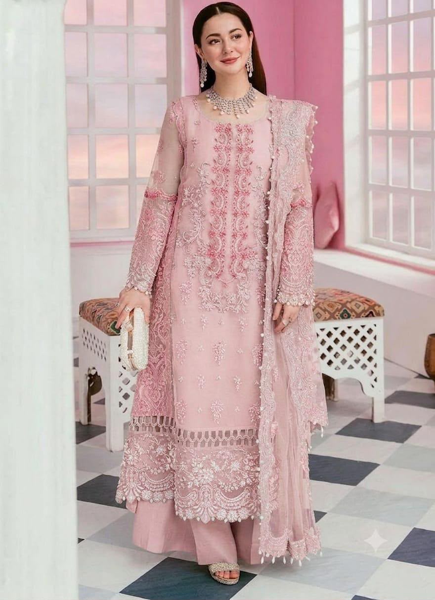 Elaf Bridal Embroidered Unstitched 3 Piece