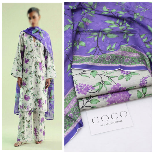 Coco by Zara Shahjahan Printed 3 Piece