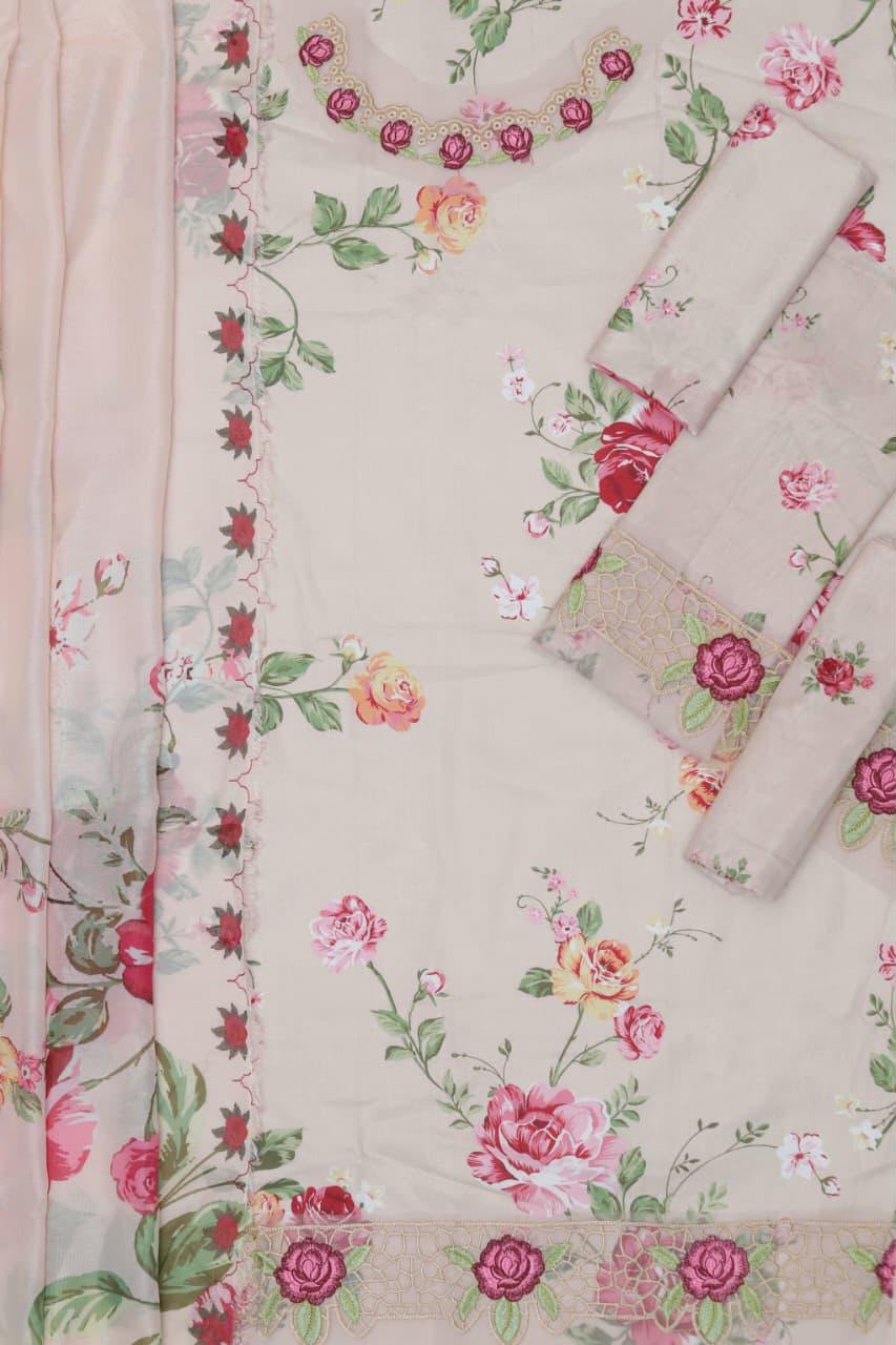 Maria.B Lawn Printed Unstitched 3 Piece