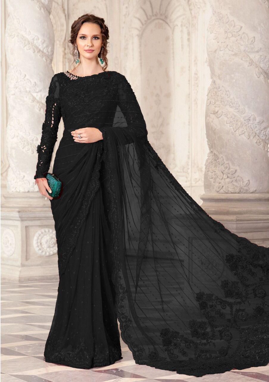 Maria.B Saree Exclusive Unstitched