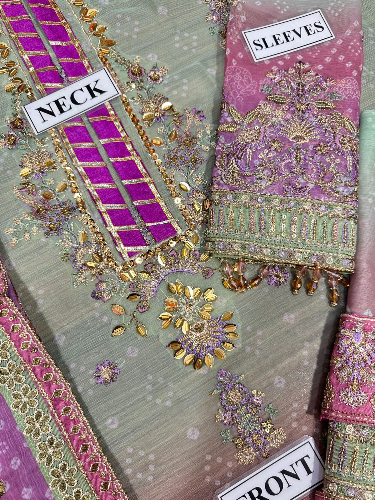 Baroque Festive Embroidered Unstitched 3 piece