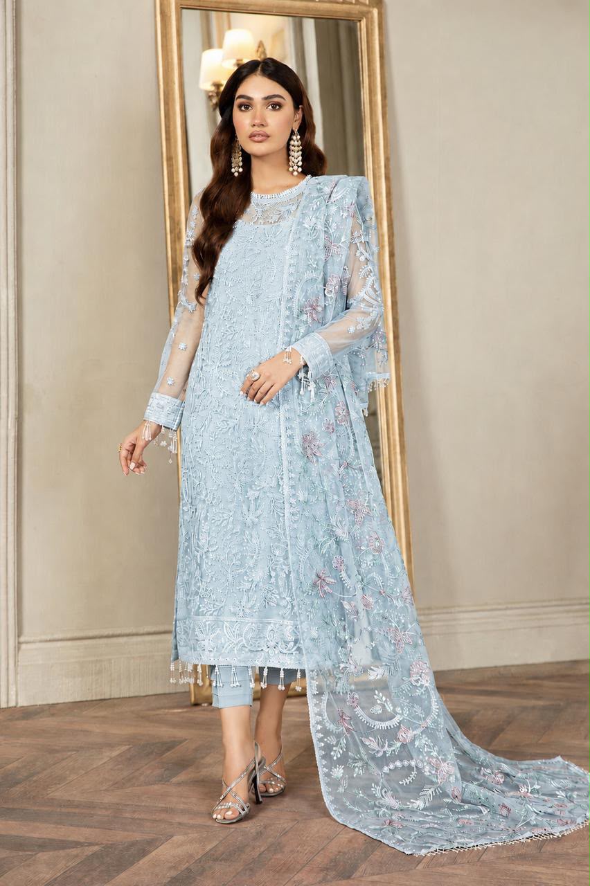 Zarif Festive Embroidered Unstitched 3 piece