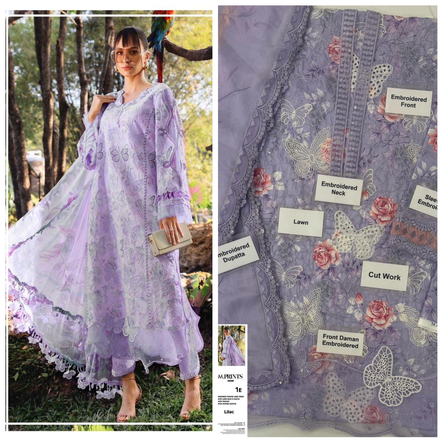 Maria.b Lawn Embroidered Unstitched 3 Piece
