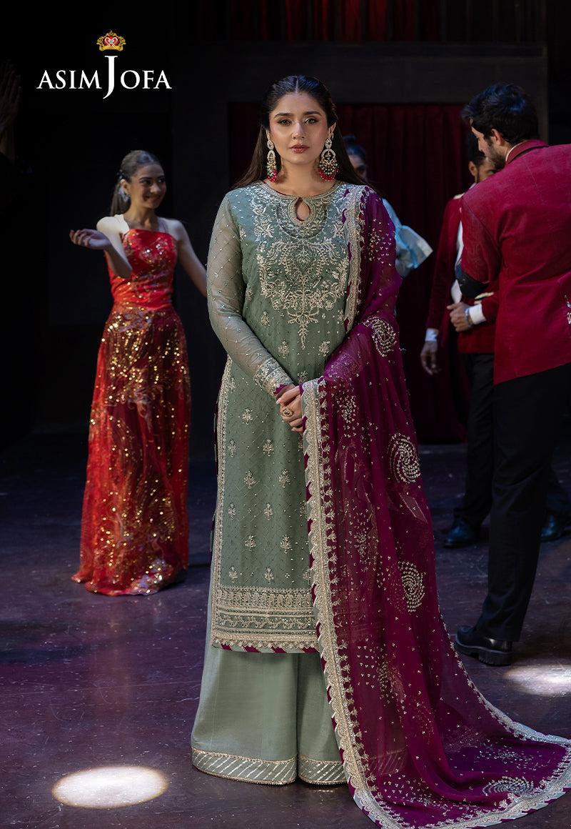 Asim Jofa Embroidered Unstitched 3 piece