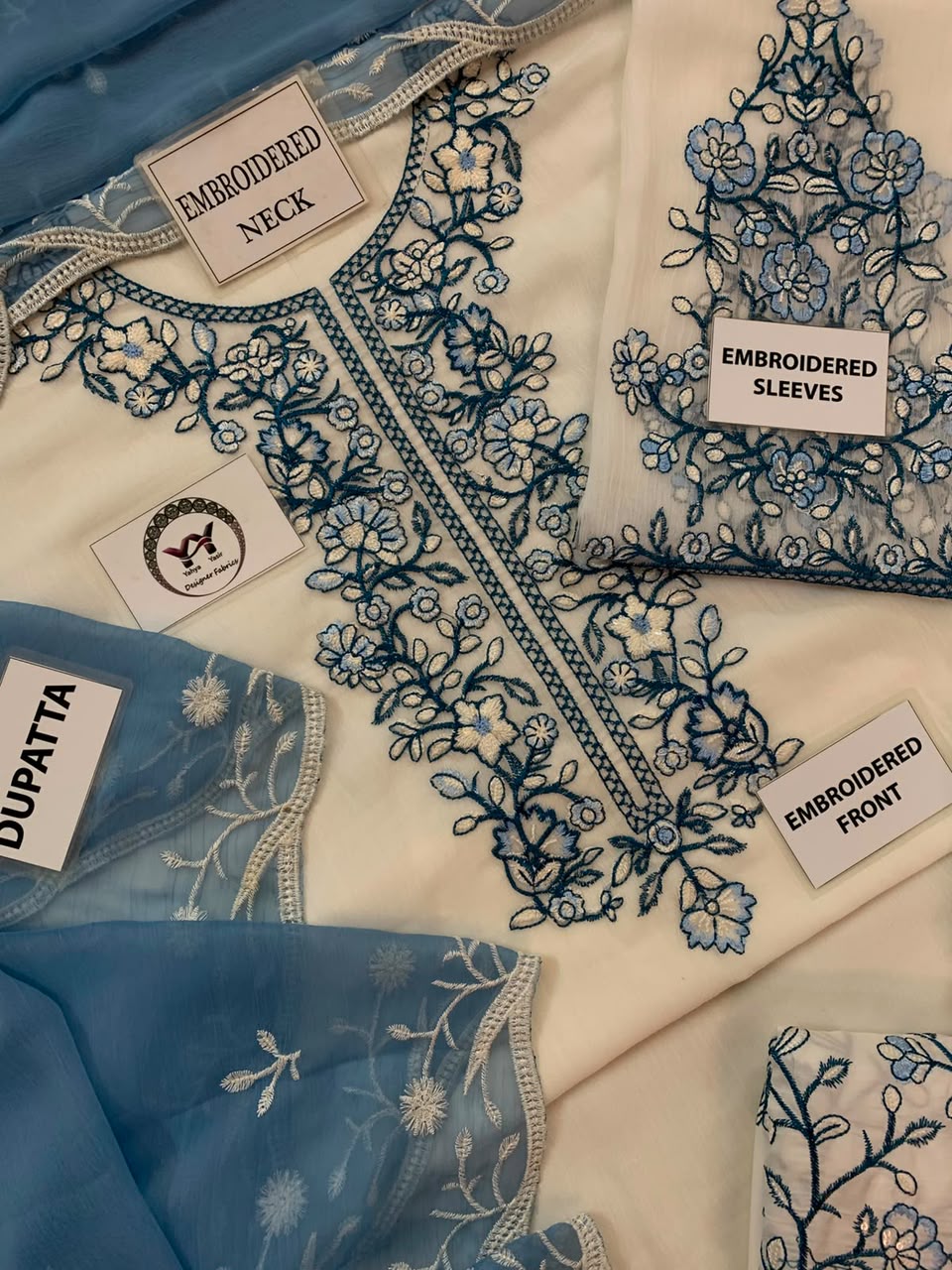 Charizma Embroidered Unstitched 3 piece