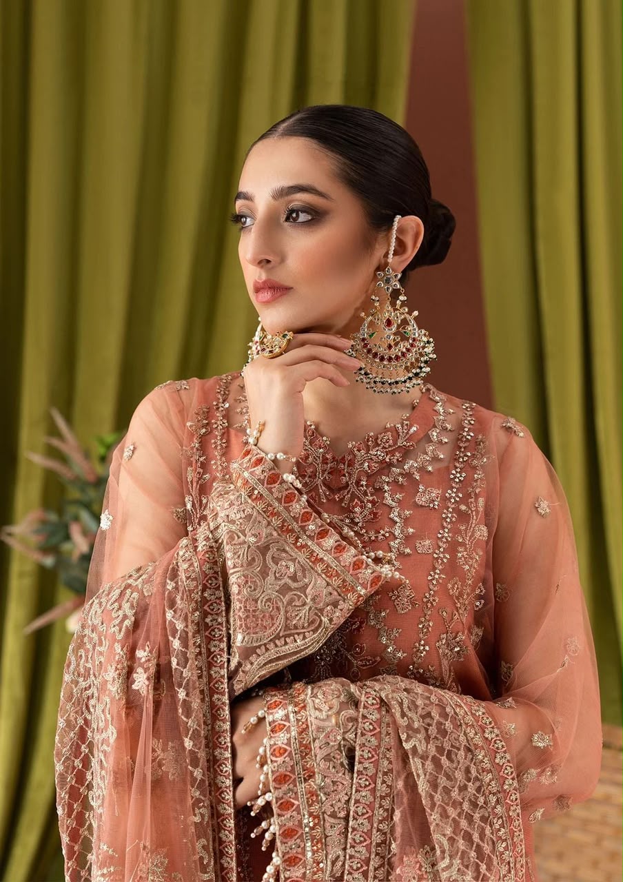 Zaha Festive Embroidered Unstitched 3 Piece