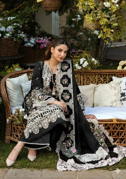 Elaf Chickenkari Embroidered Unstitched 3 Piece