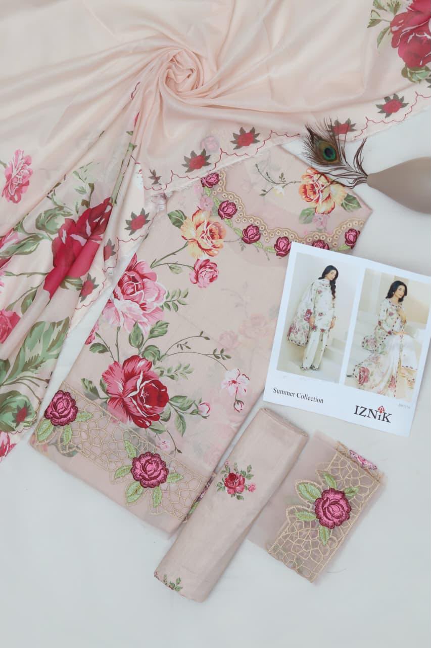 Maria.B Lawn Printed Unstitched 3 Piece