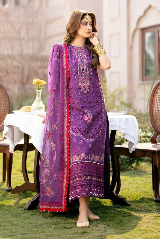 Bin ilyas Embroidered Unstitched 3 Piece