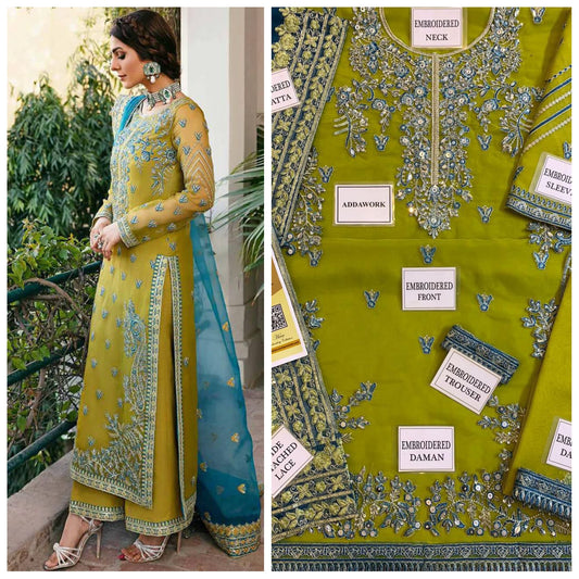 Akbar Aslam Festive Embroidered Unstitched 3 piece