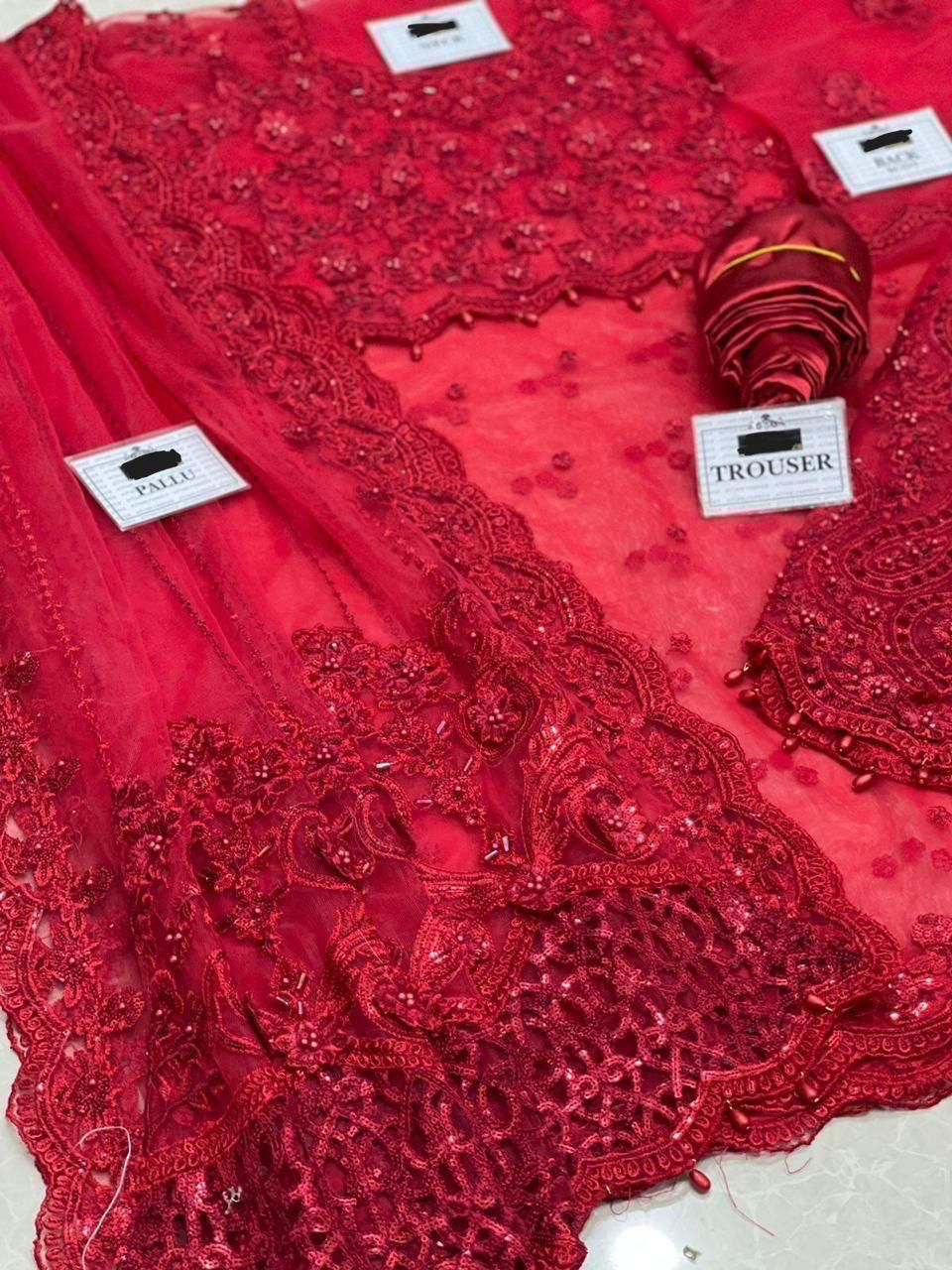 Maria.B Saree Exclusive Unstitched