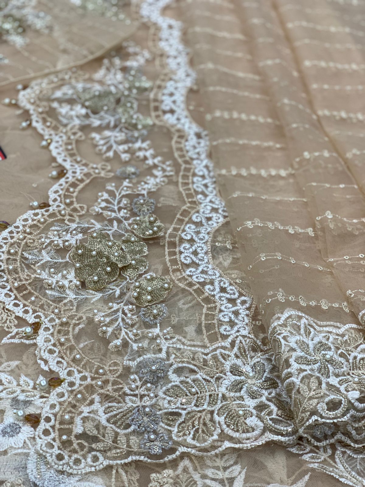 Maria.B Saree Exclusive Unstitched
