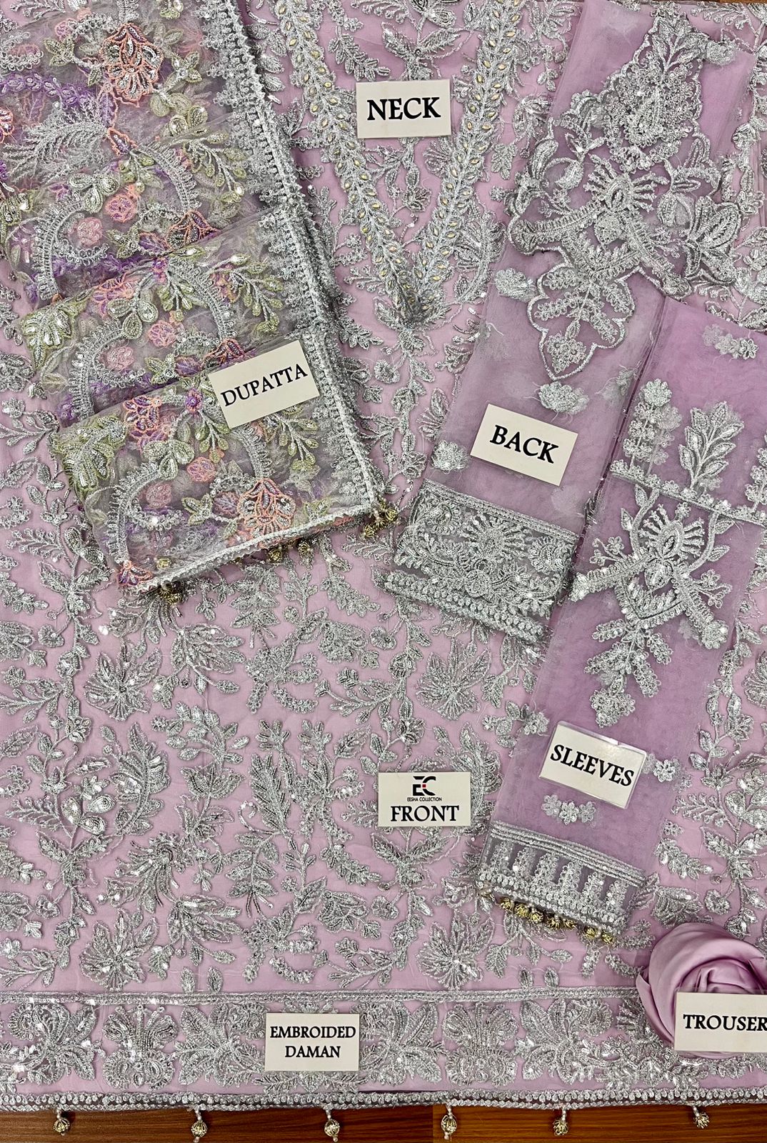 Zarif Festive Embroidered Unstitched 3 piece