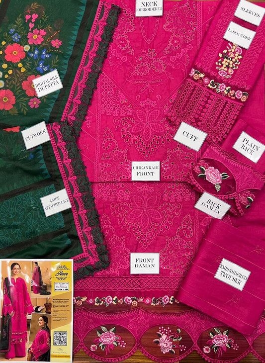 Saira Rizwan Embroidered Unstitched 3 piece