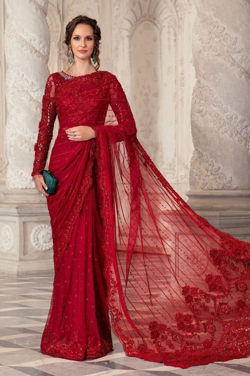 Maria.B Saree Exclusive Unstitched