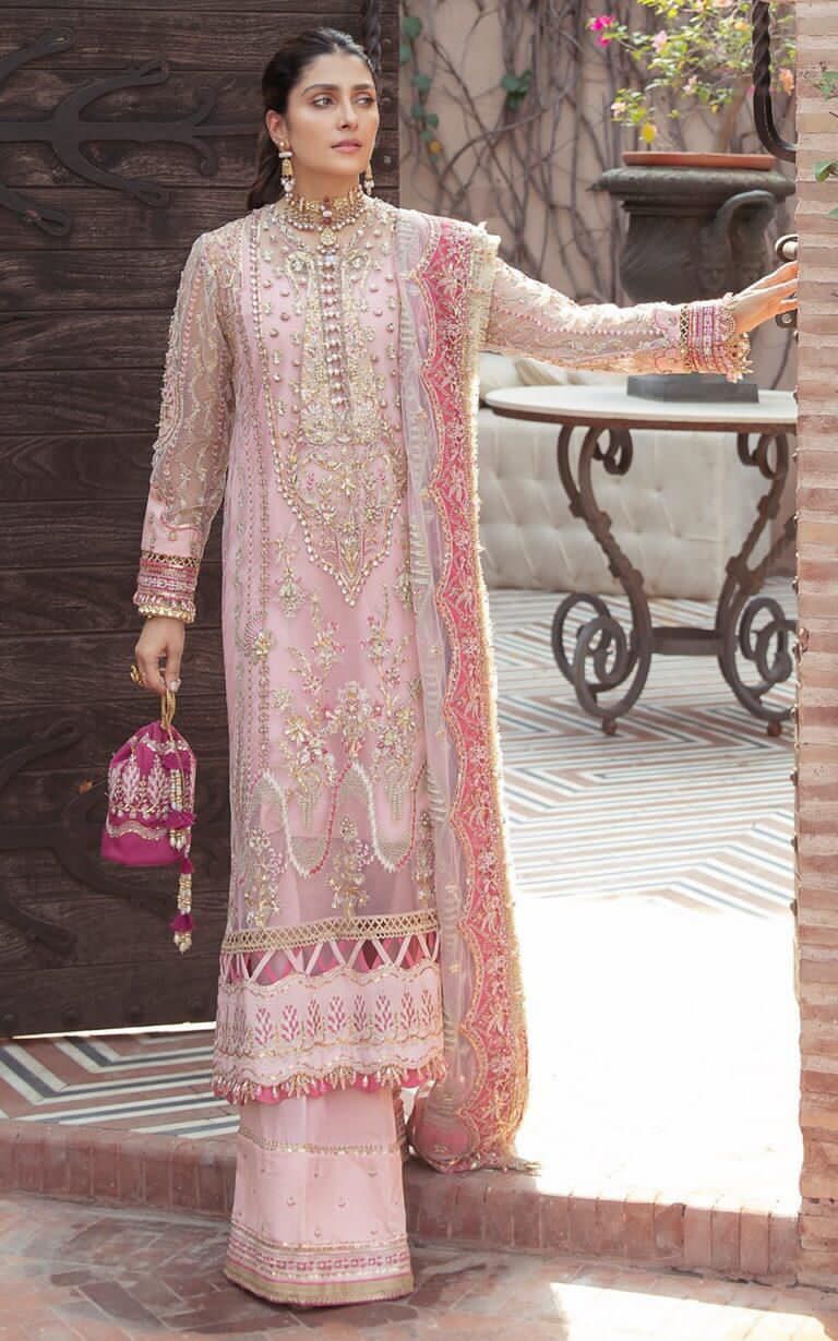 Afrozeh Embroidered Unstitched 3 Piece