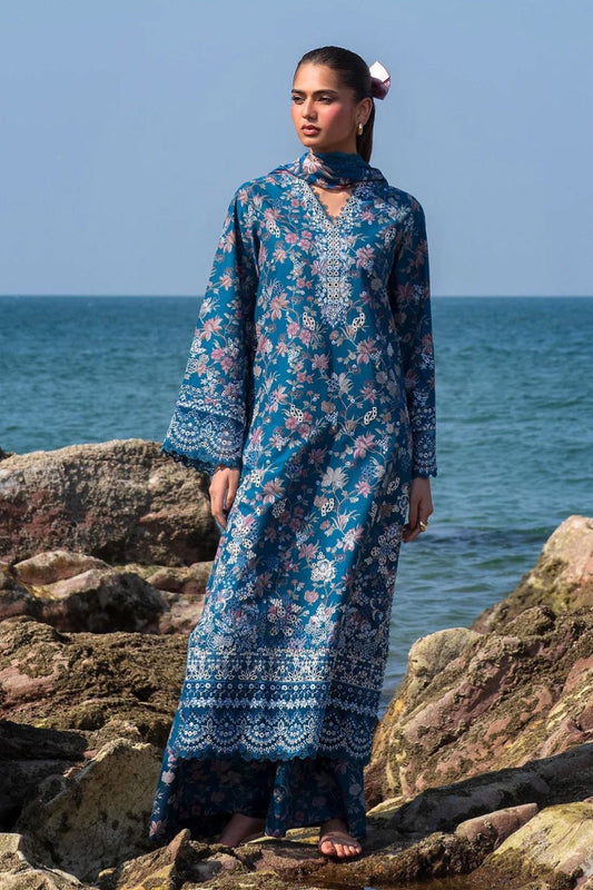 Afrozeh 5051 Embroidered Unstitched 3 Piece